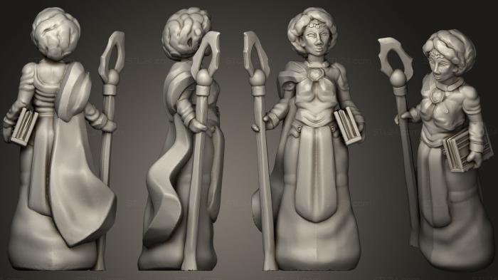 Figurines simple (Chronicler, STKPR_0264) 3D models for cnc